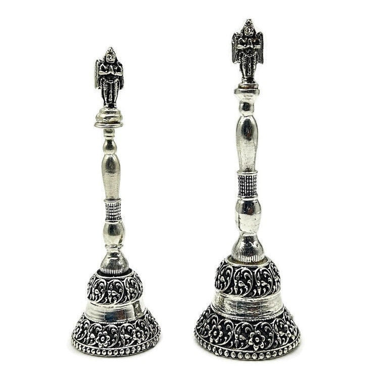 925 Sterling Silver Bell For Pooja / Mandir / Silver Ghanti