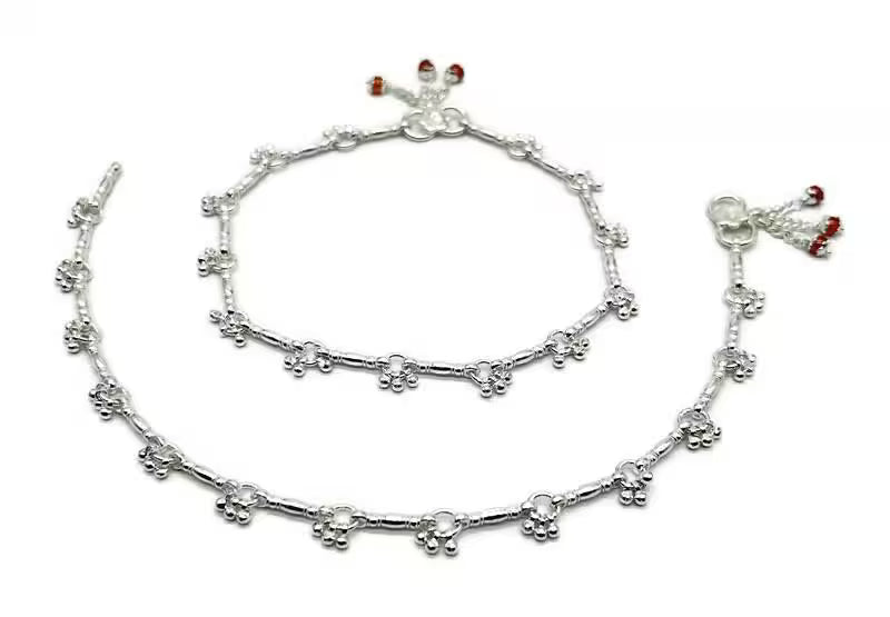 925 Sterling Silver Anklet / Silver Payal / Silver Anklet / Silver Bride Anklet / Silver Payal / Silver Designer Payal
