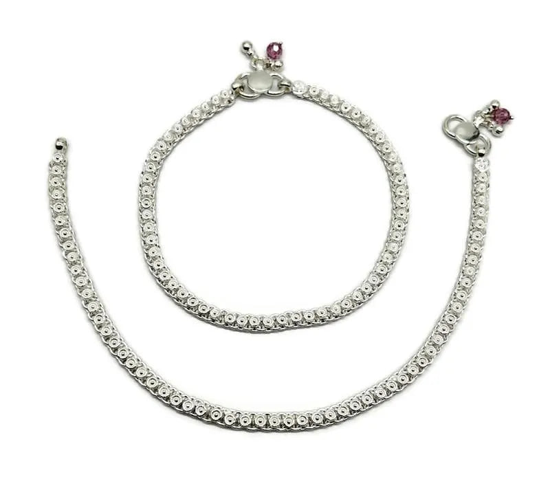 925 Sterling Silver Anklet / Silver Payal / Silver Anklet / Silver Bride Anklet / Silver Payal / Silver Designer Payal