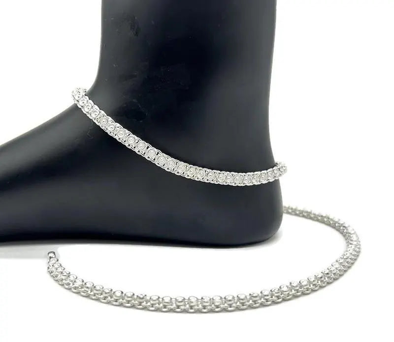 925 Sterling Silver Anklet / Silver Payal / Silver Anklet / Silver Bride Anklet / Silver Payal / Silver Designer Payal