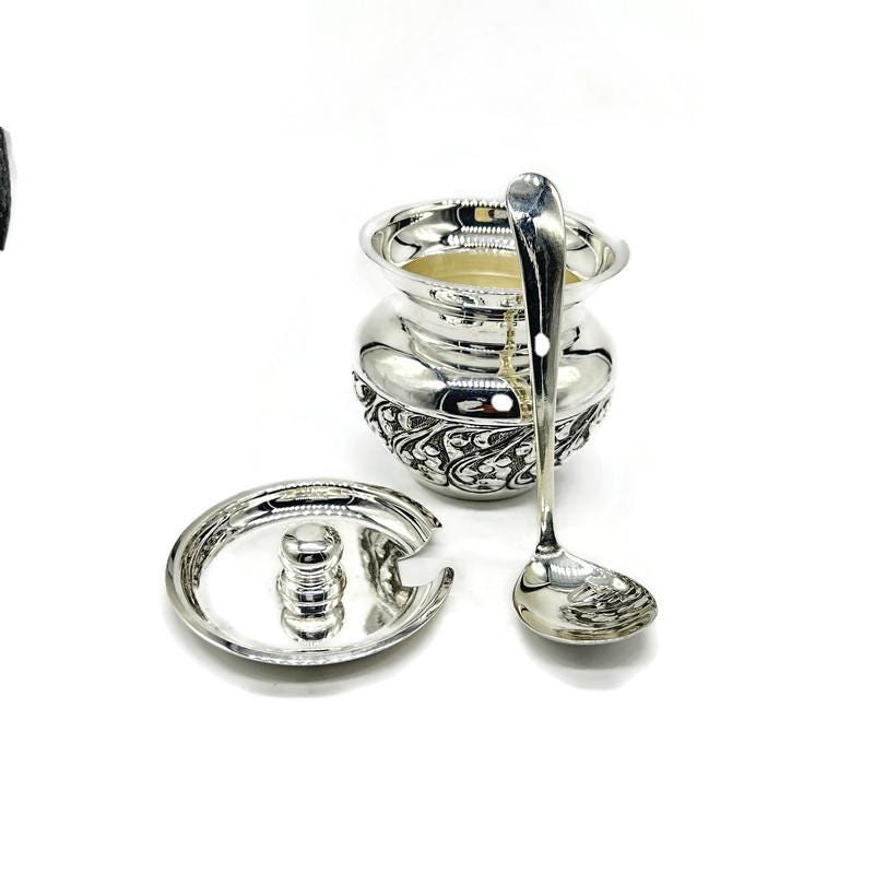 925 Sterling Silver Ghee Pot / Ghee Dani