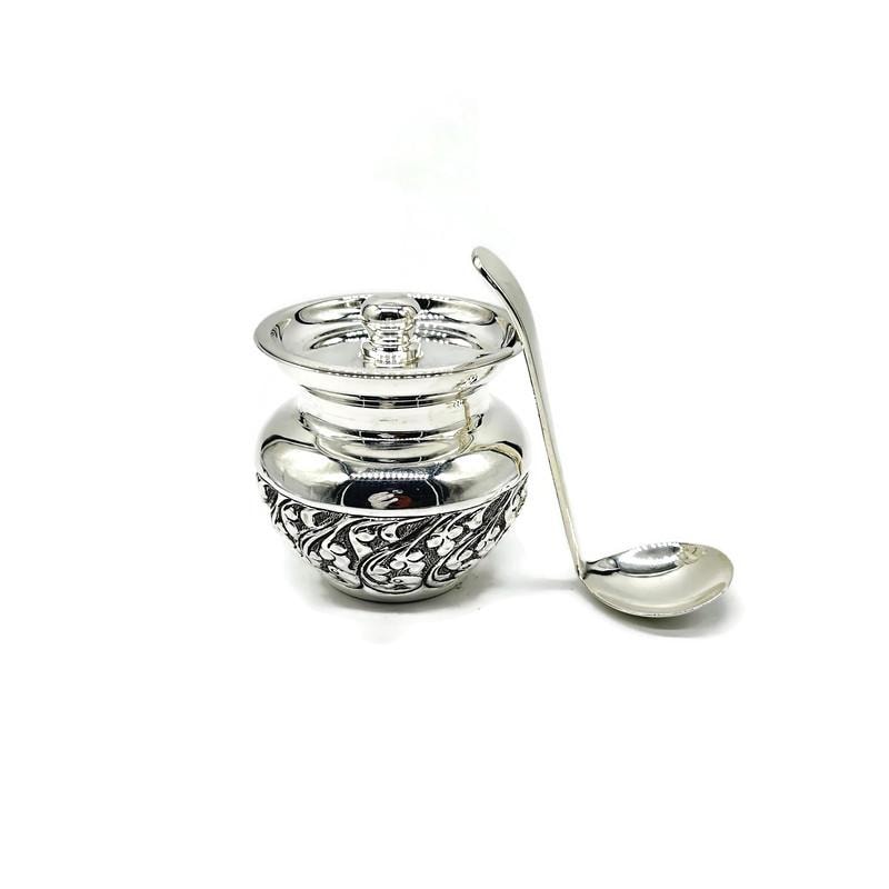 925 Sterling Silver Ghee Pot / Ghee Dani
