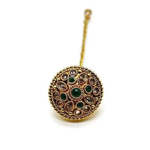 Antique Borla / Mang Tikka /Classic Design/Indian Traditional Rajasthani Borla/ Rajasthani Tikka/ Borla /Indian jewelry