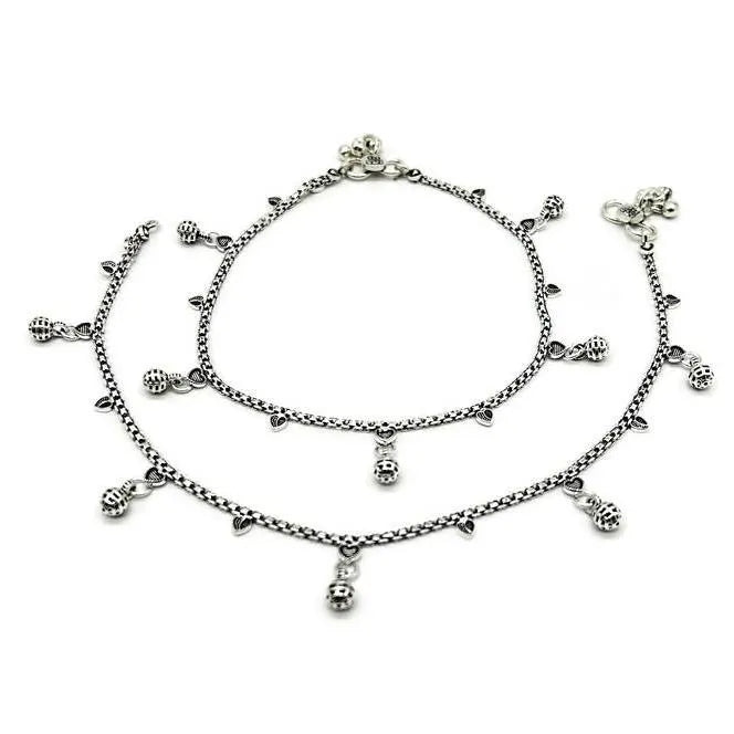 925 Sterling Silver Anklet / Silver Payal / Silver Anklet / Silver Bride Anklet / Silver Payal / Silver Designer Payal