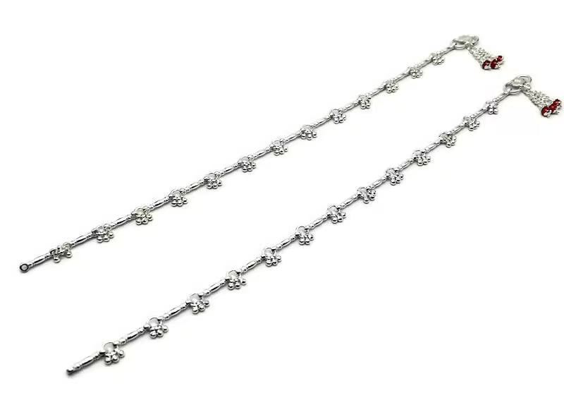 925 Sterling Silver Anklet / Silver Payal / Silver Anklet / Silver Bride Anklet / Silver Payal / Silver Designer Payal