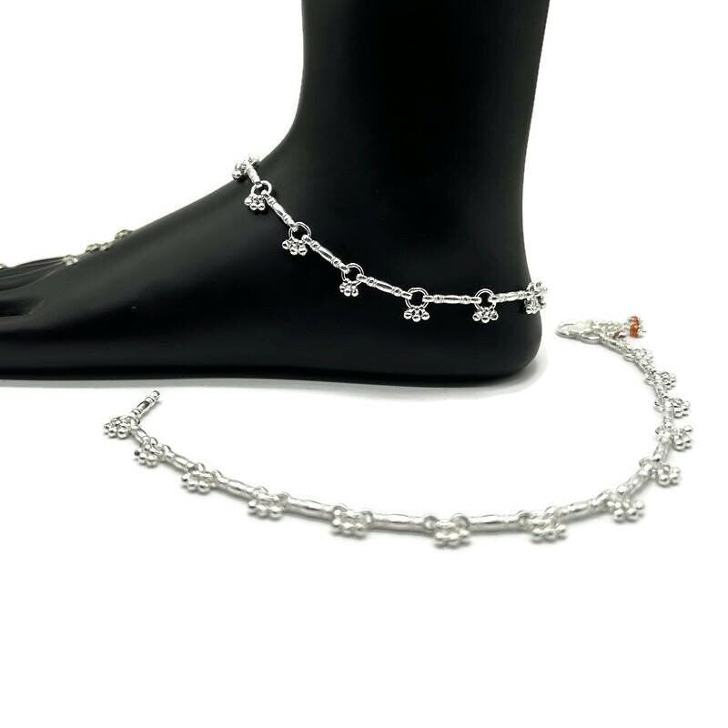 925 Sterling Silver Anklet / Silver Payal / Silver Anklet / Silver Bride Anklet / Silver Payal / Silver Designer Payal