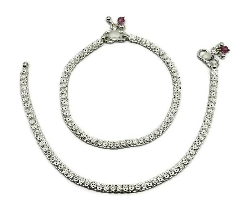 925 Sterling Silver Anklet / Silver Payal / Silver Anklet / Silver Bride Anklet / Silver Payal / Silver Designer Payal