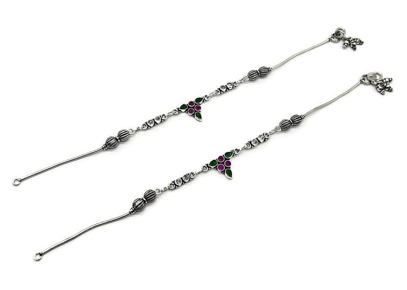 925 Sterling Silver Anklet / Silver Light Weight Payal