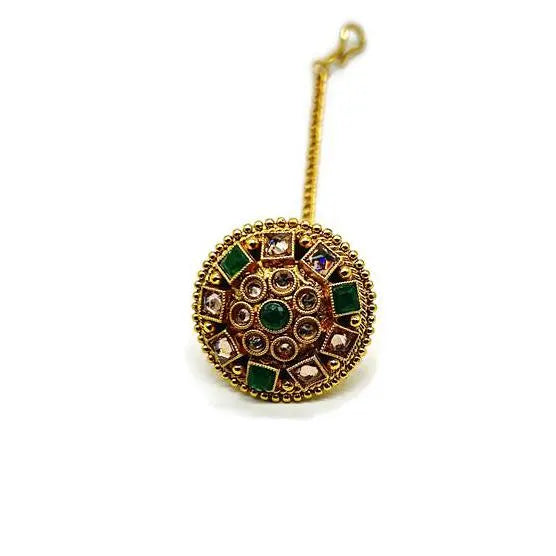 Antique Borla / Mang Tikka /Classic Design/Indian Traditional Rajasthani Borla/ Rajasthani Tikka/ Borla /Indian jewelry