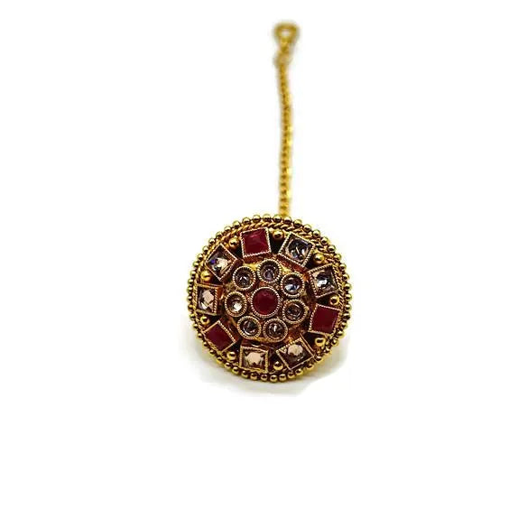 Antique Borla / Mang Tikka /Classic Design/Indian Traditional Rajasthani Borla/ Rajasthani Tikka/ Borla /Indian jewelry