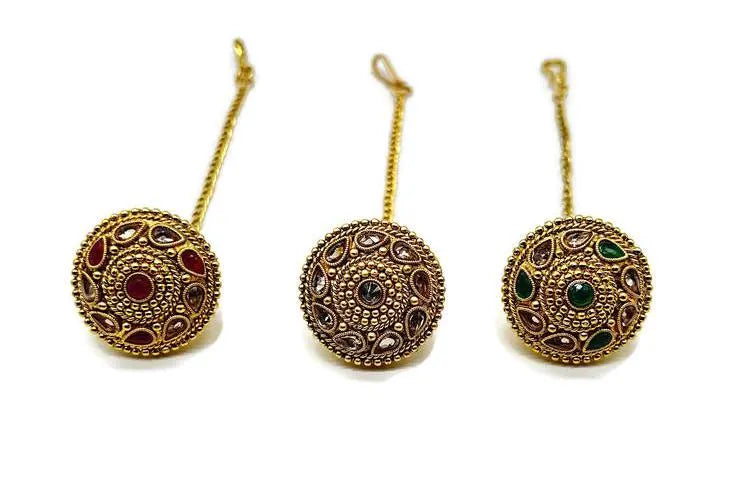 Antique Borla / Mang Tikka /Classic Design/Indian Traditional Rajasthani Borla/ Rajasthani Tikka/ Borla /Indian jewelry