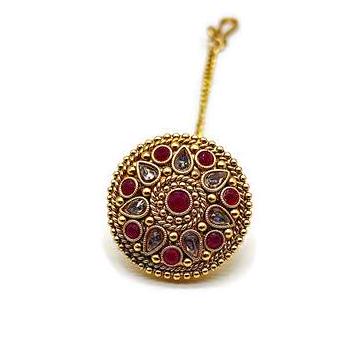 Antique Borla / Mang Tikka /Classic Design/Indian Traditional Rajasthani Borla/ Rajasthani Tikka/ Borla /Indian jewelry