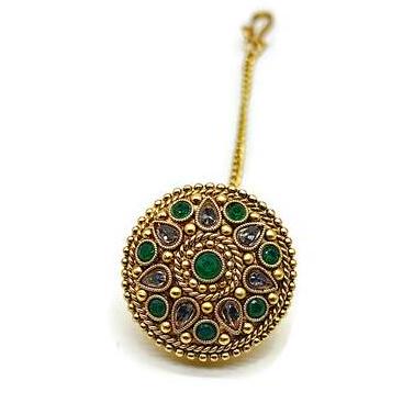Antique Borla / Mang Tikka /Classic Design/Indian Traditional Rajasthani Borla/ Rajasthani Tikka/ Borla /Indian jewelry