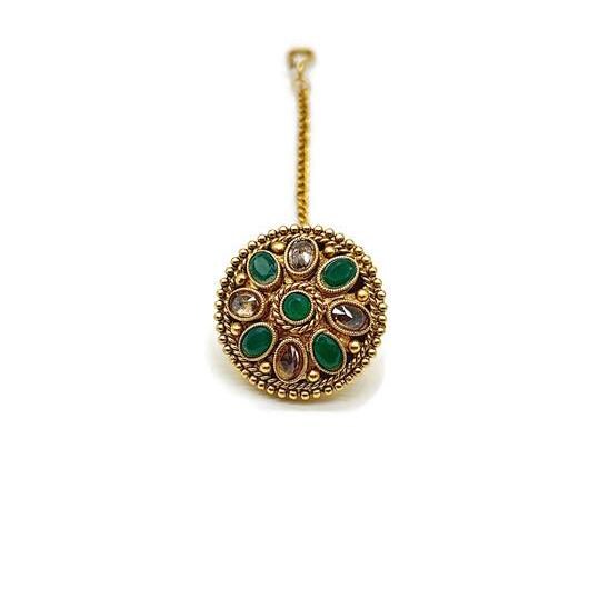 Antique Borla / Mang Tikka /Classic Design/Indian Traditional Rajasthani Borla/ Rajasthani Tikka/ Borla /Indian jewelry