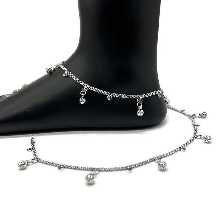 925 Sterling Silver Anklet / Silver Payal / Silver Anklet / Silver Bride Anklet / Silver Payal / Silver Designer Payal
