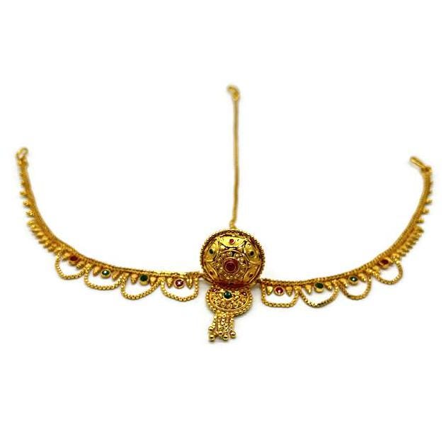 Indian Traditional Rajasthani Rakhdi /Borla/ Maangtika/ Hair Jewelry / Head Jewelry/ Bridal jewelry / Ethnic Gift/ Rakhdi / Borla