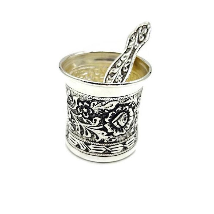 925 Sterling Silver Panchpatra / Silver Achmani