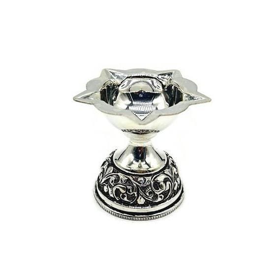 925 Solid Silver Diya / Silver Puja Diya