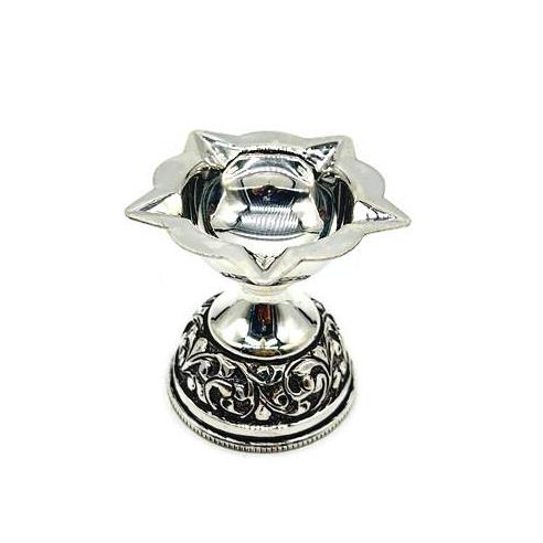 925 Solid Silver Diya / Silver Puja Diya