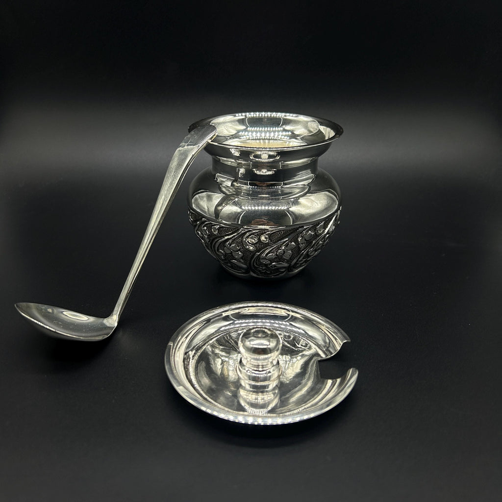 925 Sterling Silver Ghee Pot / Ghee Dani