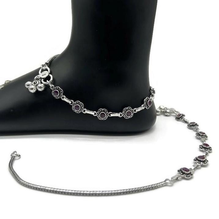 925 Sterling Silver Anklet / Silver Payal / Silver Anklet / Silver Bride Anklet / Silver Payal / Silver Designer Payal