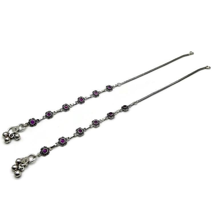 925 Sterling Silver Anklet / Silver Payal / Silver Anklet / Silver Bride Anklet / Silver Payal / Silver Designer Payal