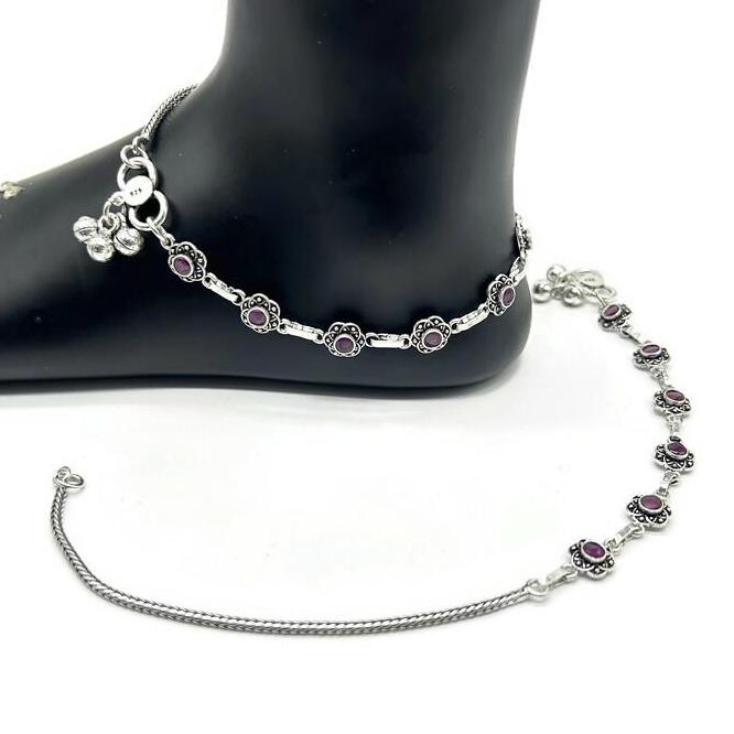 925 Sterling Silver Anklet / Silver Payal / Silver Anklet / Silver Bride Anklet / Silver Payal / Silver Designer Payal