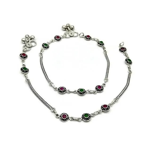925 Sterling Silver Anklet / Silver Payal / Silver Anklet / Silver Bride Anklet / Silver Payal / Silver Designer Payal