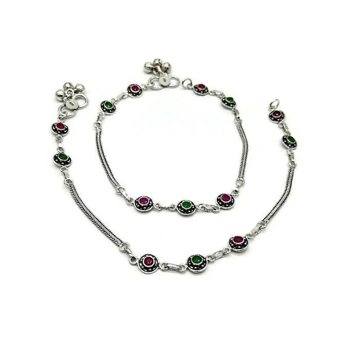 925 Sterling Silver Anklet / Silver Payal / Silver Anklet / Silver Bride Anklet / Silver Payal / Silver Designer Payal