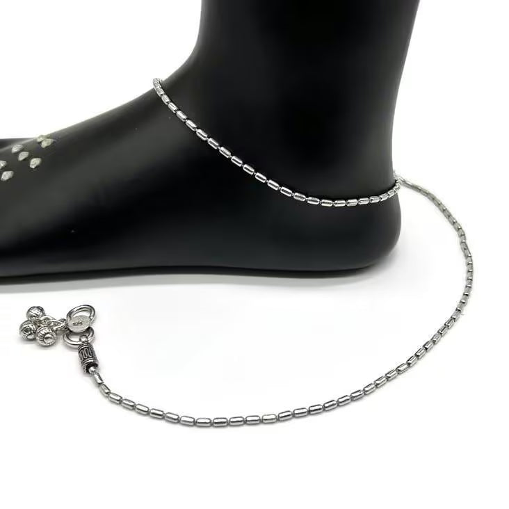 925 Sterling Silver Anklet / Silver Payal / Silver Anklet / Silver Bride Anklet / Silver Payal / Silver Designer Payal