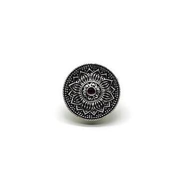 925 Sterling Silver Borla /Classic Design/Indian Traditional Rajasthani Silver Borla/ Silver Rajasthani Tikka/ Silver Borla /Indian jewelry