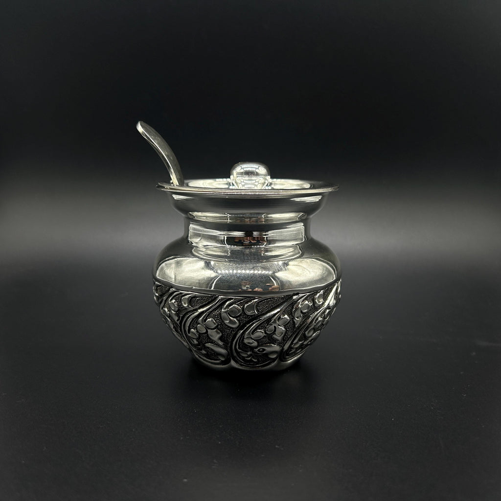 925 Sterling Silver Ghee Pot / Ghee Dani