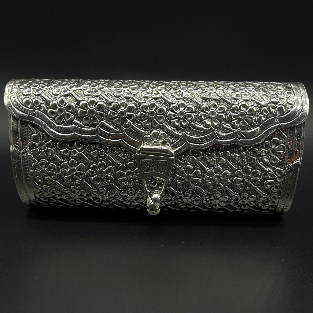 925 Sterling Silver Clutch / Silver Purse For Women / Girl