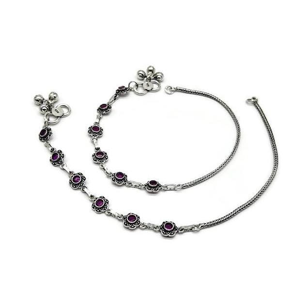 925 Sterling Silver Anklet / Silver Payal / Silver Anklet / Silver Bride Anklet / Silver Payal / Silver Designer Payal