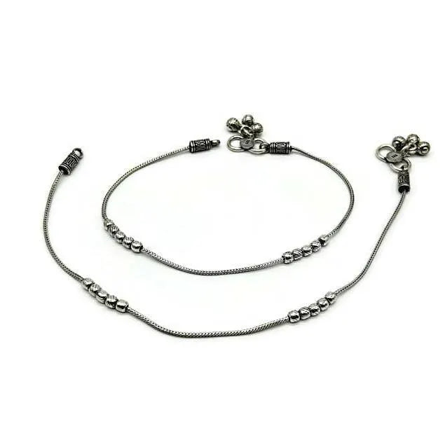 925 Sterling Silver Anklet / Silver Payal / Silver Anklet / Silver Bride Anklet / Silver Payal / Silver Designer Payal