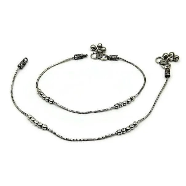925 Sterling Silver Anklet / Silver Payal / Silver Anklet / Silver Bride Anklet / Silver Payal / Silver Designer Payal