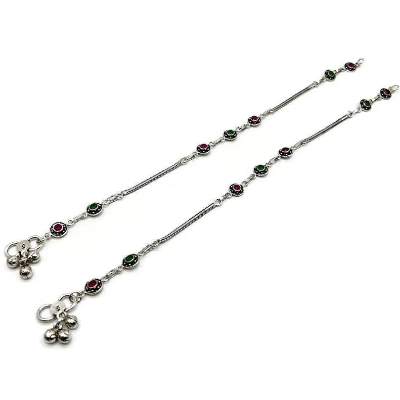 925 Sterling Silver Anklet / Silver Payal / Silver Anklet / Silver Bride Anklet / Silver Payal / Silver Designer Payal