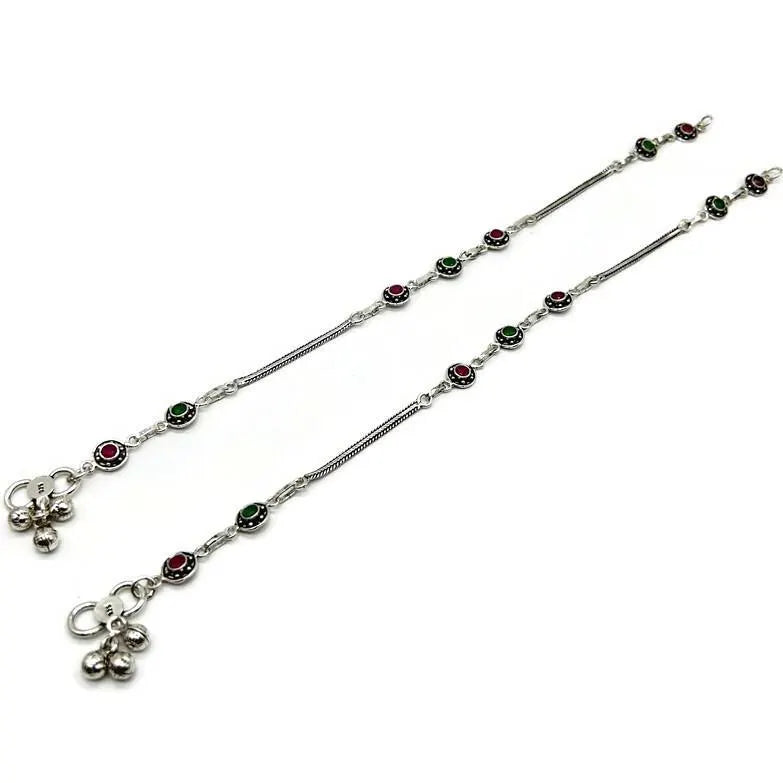 925 Sterling Silver Anklet / Silver Payal / Silver Anklet / Silver Bride Anklet / Silver Payal / Silver Designer Payal