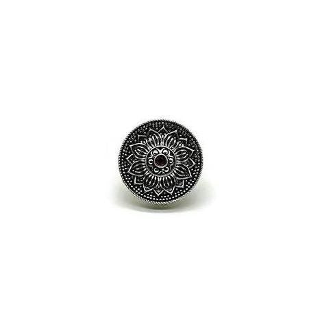 925 Sterling Silver Borla /Classic Design/Indian Traditional Rajasthani Silver Borla/ Silver Rajasthani Tikka/ Silver Borla /Indian jewelry