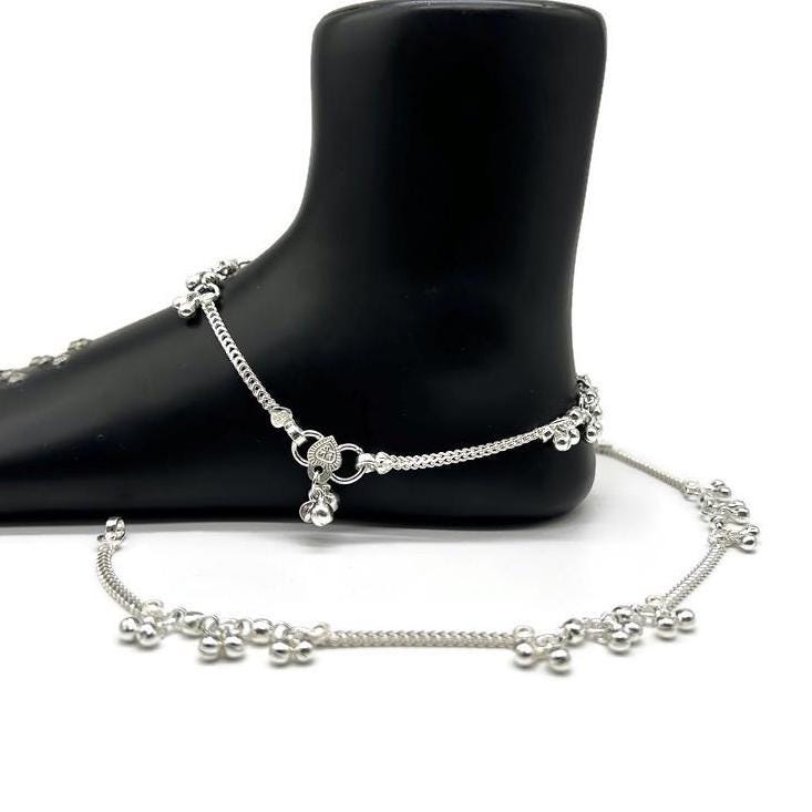 Pure Silver Anklet / Silver Payal / Silver Anklet / Silver Bride Anklet / Silver Payal / Silver Designer Payal