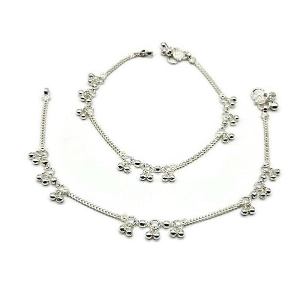 Pure Silver Anklet / Silver Payal / Silver Anklet / Silver Bride Anklet / Silver Payal / Silver Designer Payal