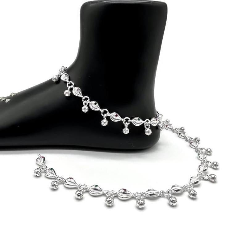 925 Sterling Silver Anklet / Silver Payal / Silver Anklet / Silver Bride Anklet / Silver Payal / Silver Designer Payal