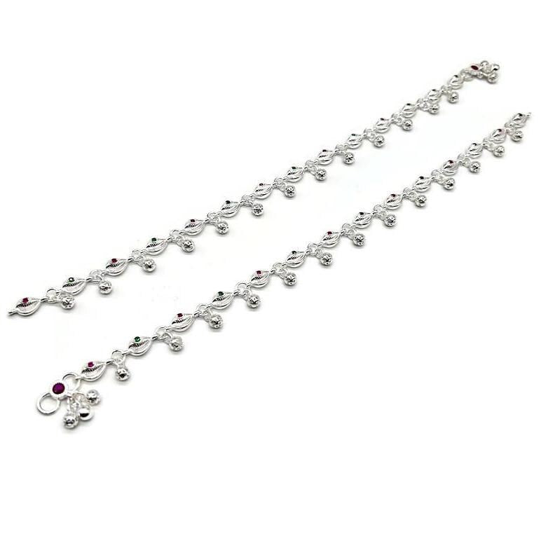925 Sterling Silver Anklet / Silver Payal / Silver Anklet / Silver Bride Anklet / Silver Payal / Silver Designer Payal