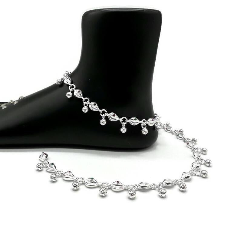 925 Sterling Silver Anklet / Silver Payal / Silver Anklet / Silver Bride Anklet / Silver Payal / Silver Designer Payal