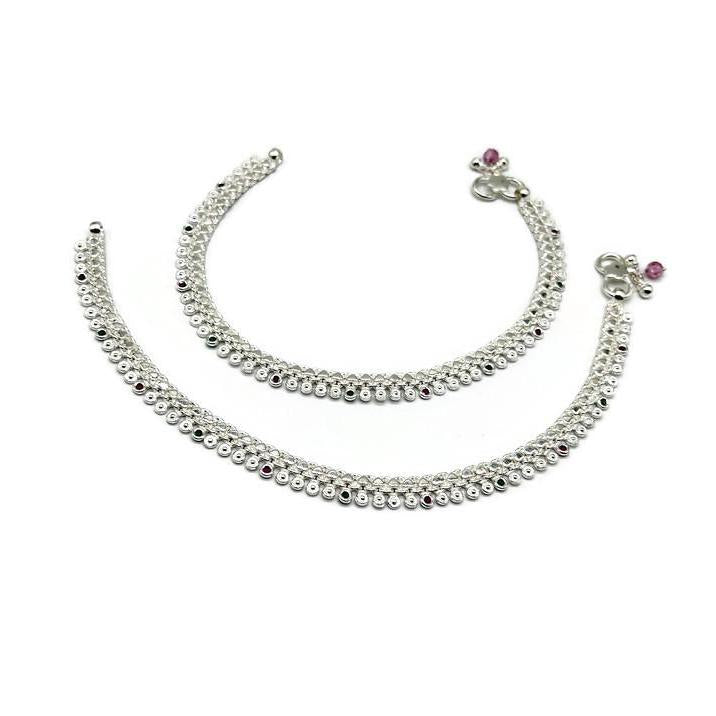 925 Sterling Silver Anklet / Silver Payal / Silver Anklet / Silver Bride Anklet / Silver Payal / Silver Designer Payal
