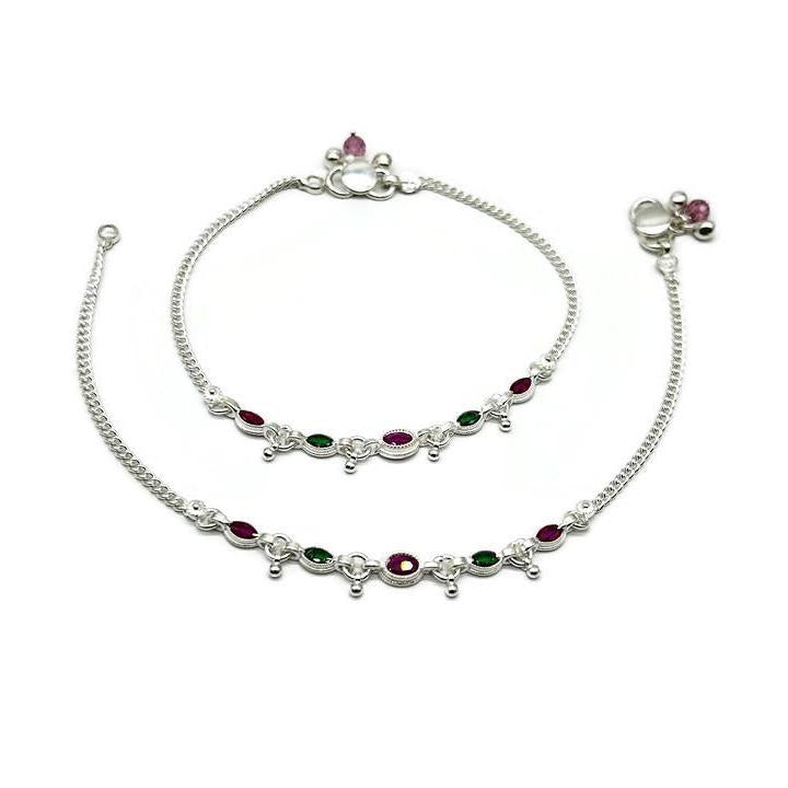 925 Sterling Silver Anklet / Silver Payal / Silver Anklet / Silver Bride Anklet / Silver Payal / Silver Designer Payal