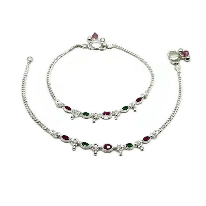 925 Sterling Silver Anklet / Silver Payal / Silver Anklet / Silver Bride Anklet / Silver Payal / Silver Designer Payal