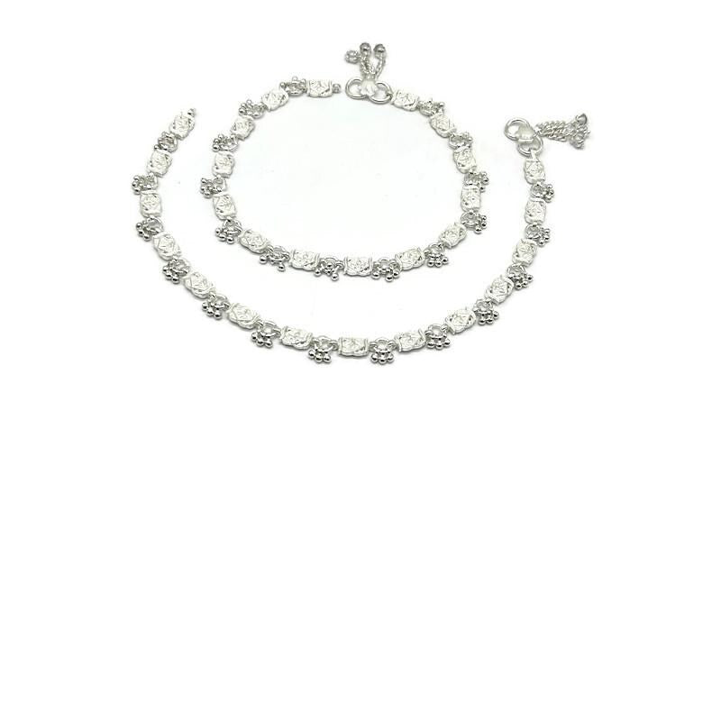 925 Sterling Silver Anklet / Silver Payal / Silver Anklet / Silver Bride Anklet / Silver Payal / Silver Designer Payal