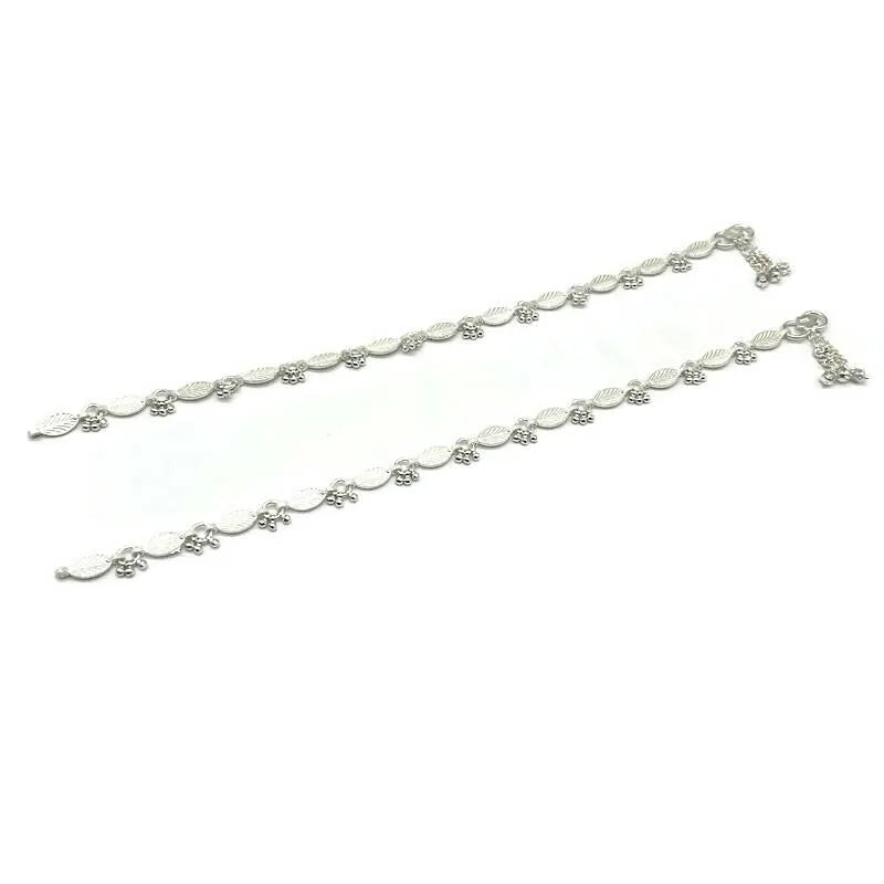 925 Sterling Silver Anklet / Silver Payal / Silver Anklet / Silver Bride Anklet / Silver Payal / Silver Designer Payal