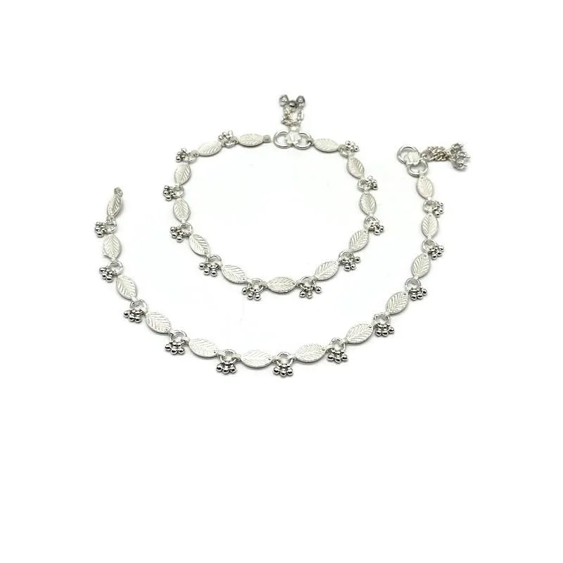 925 Sterling Silver Anklet / Silver Payal / Silver Anklet / Silver Bride Anklet / Silver Payal / Silver Designer Payal